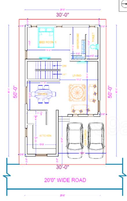  anugraha gated community villas Floor Plan Ground Floor Plan