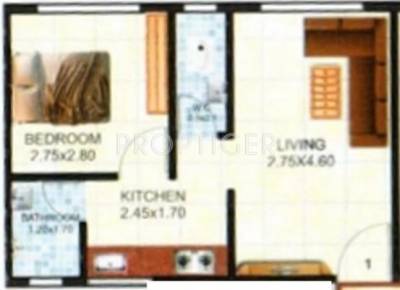 Shree Laxman Residency (1BHK+1T (560 sq ft) 560 sq ft)