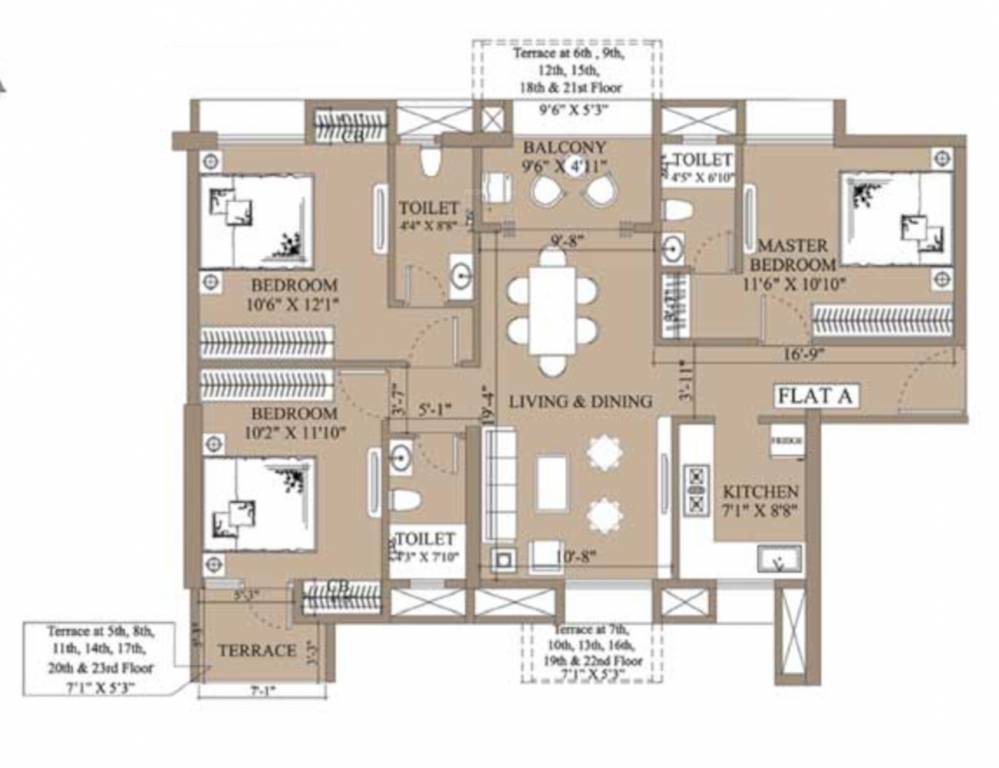  la mirada Floor Plan Floor Plan