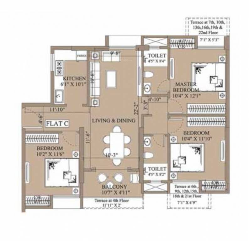  la mirada Floor Plan Floor Plan