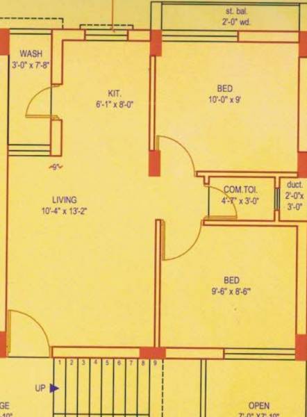Floor Plan krishna-appartment-phase-2 Floor Plan Floor Plan