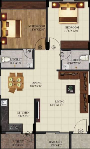  sai-soubhagyam Floor Plan Floor Plan