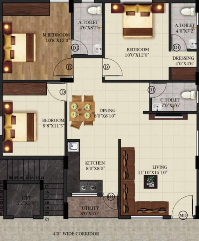  sai soubhagyam Floor Plan Floor Plan