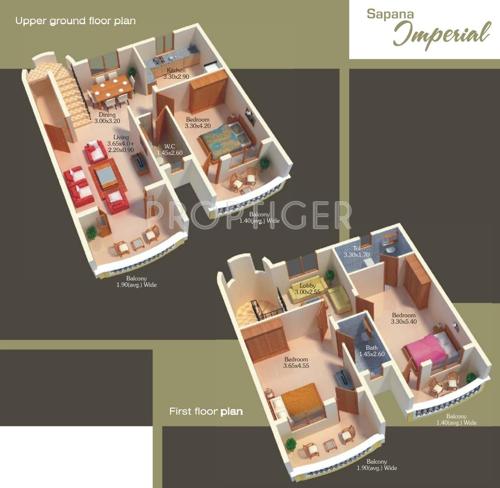 Nanu Sapana Imperial (3BHK+3T (1,802 sq ft) 1802 sq ft) Nanu Sapana Imperial (3BHK+3T (1,802 sq ft) 1802 sq ft)