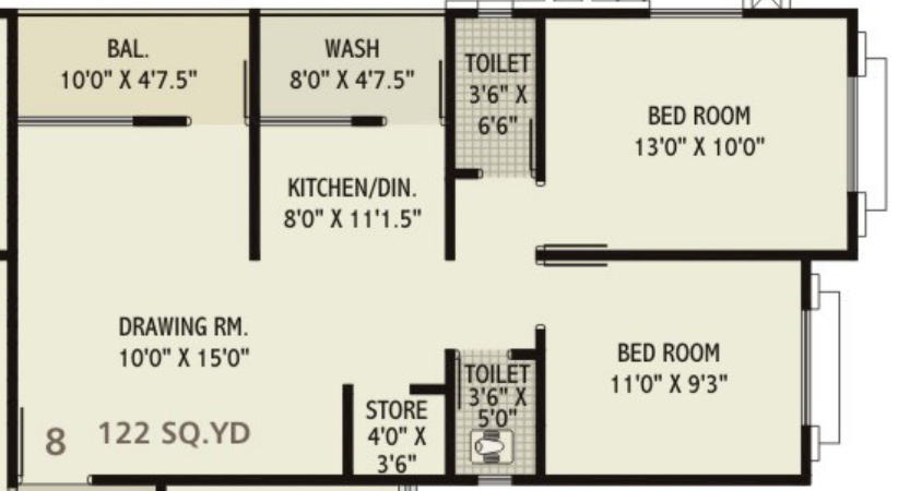 samruddhi residency Floor Plan Floor Plan