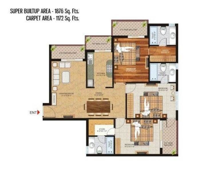 Floor Plan lord krishna greens Floor Plan Floor Plan