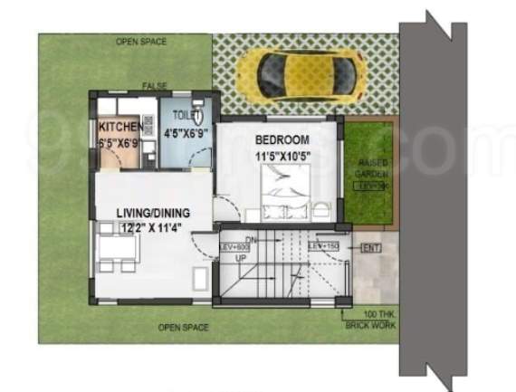 ambika city Floor Plan Lower Ground Floor Plan