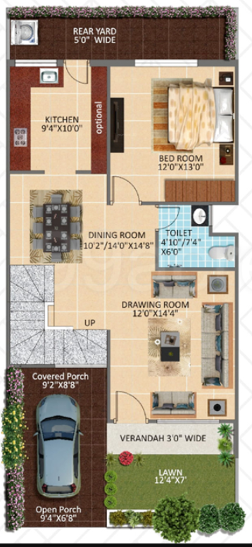  atlantis phase iia Floor Plan Ground Floor Plan