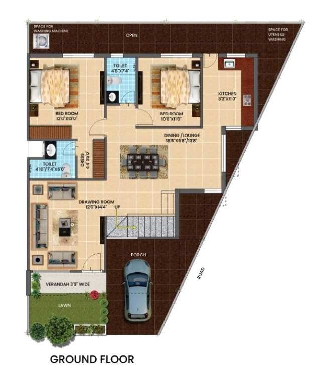  atlantis phase iia Floor Plan Ground Floor Plan