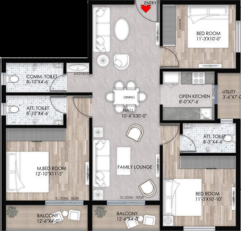  diamond city cuttack Floor Plan Floor Plan