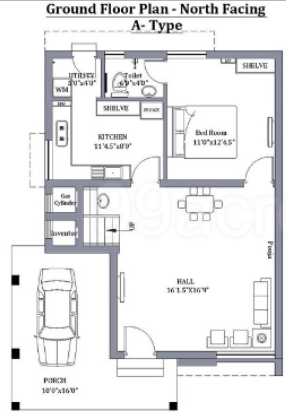 lotus Floor Plan Ground Floor Plan