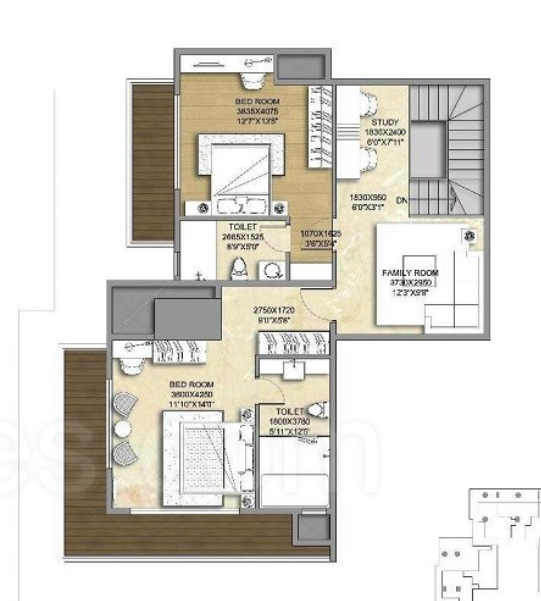 Upper Level Duplex Plan sky forest Floor Plan Upper Level Duplex Plan