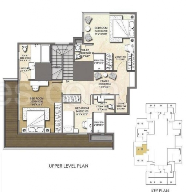 Upper Level Duplex Plan sky forest Floor Plan Upper Level Duplex Plan