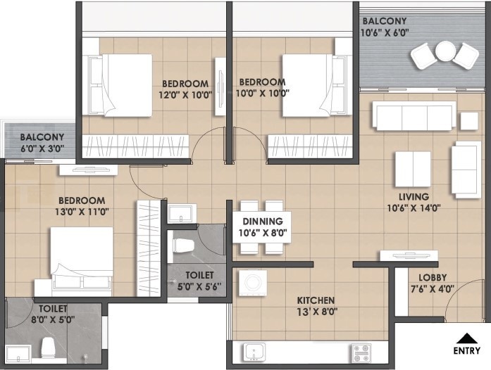 Floor Plan rudraksh vantage Floor Plan Floor Plan