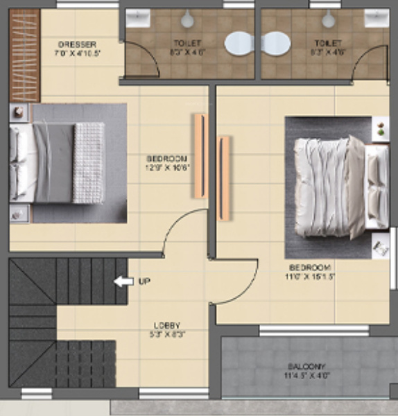  mgp jenani Floor Plan Second Floor Plan