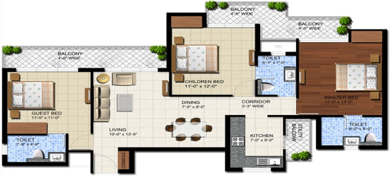  krissh greens Floor Plan Floor Plan