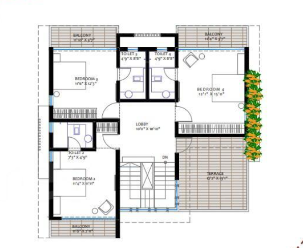  solitaire-homes-phase-1 Floor Plan First Floor Plan