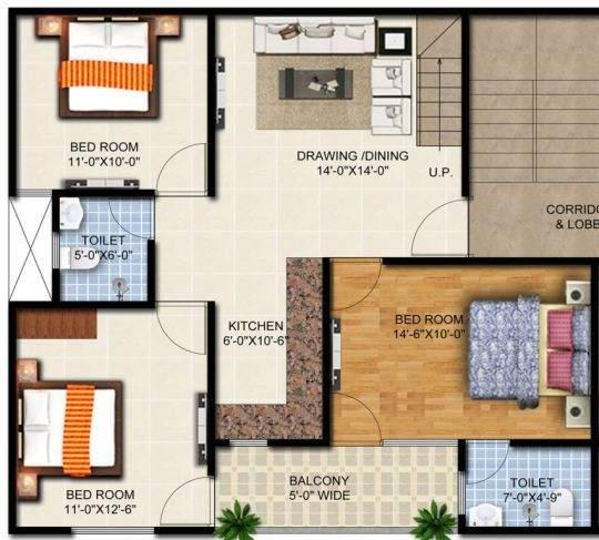 the grand estate Floor Plan Lower Level Penthouse Plan