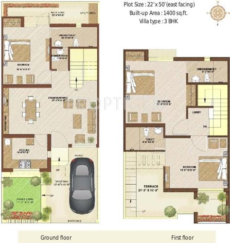 Auric Auric Villas (3BHK+4T (1,400 sq ft) 1400 sq ft) Auric Auric Villas (3BHK+4T (1,400 sq ft) 1400 sq ft)