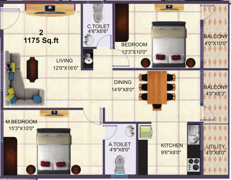  sumukha shanti Floor Plan Floor Plan