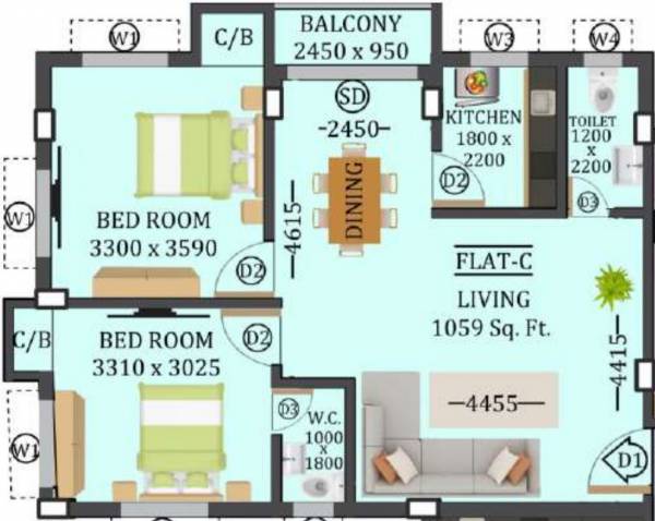  umang-residency Floor Plan Floor Plan