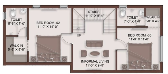 Upper Level Duplex Plan ashwini Floor Plan Upper Level Duplex Plan
