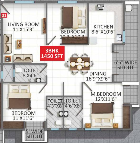  sapphire Floor Plan Floor Plan