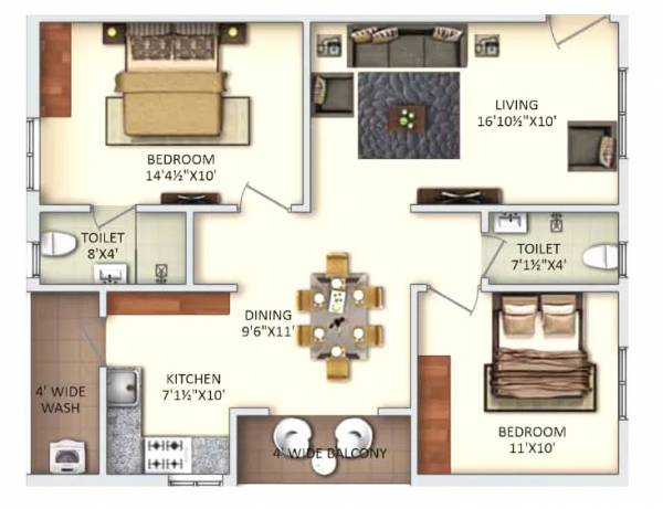  srivani-phase-2 Floor Plan Floor Plan
