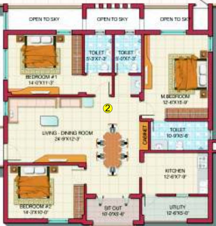  park square Floor Plan Floor Plan