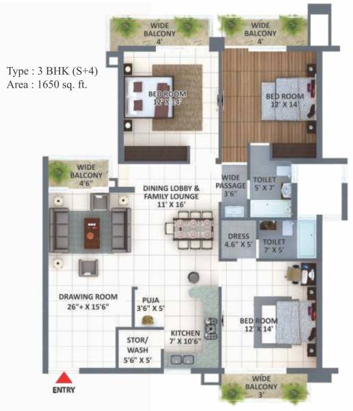  north-avenue-ii Floor Plan Floor Plan