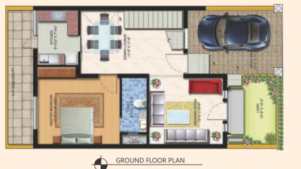  casa-9 Floor Plan Ground Floor Plan