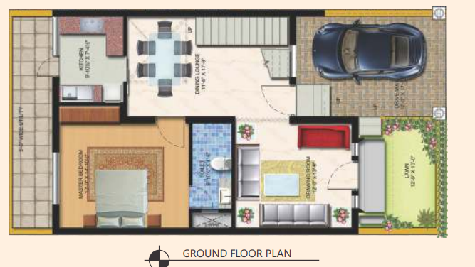  casa 9 Floor Plan Ground Floor Plan