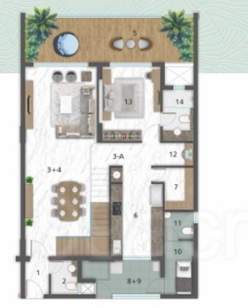  skyville Floor Plan Lower Level Duplex Plan