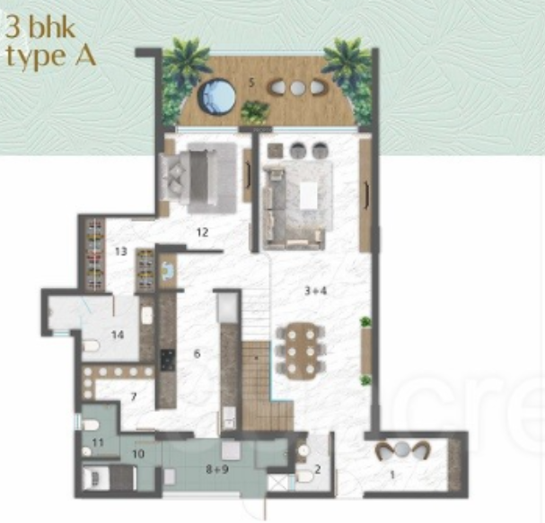  skyville Floor Plan Lower Level Duplex Plan