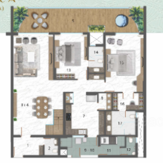  skyville Floor Plan Lower Level Duplex Plan