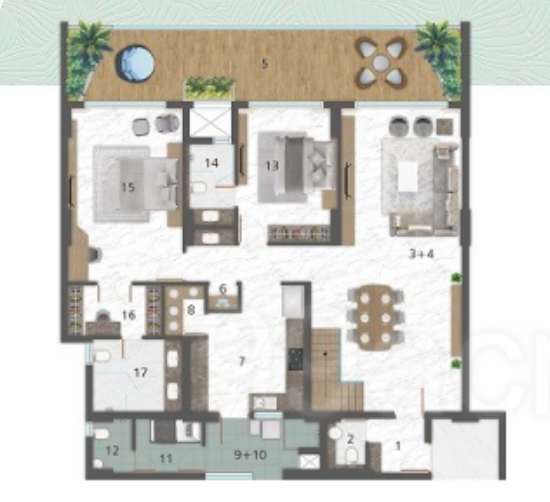  skyville Floor Plan Lower Level Duplex Plan