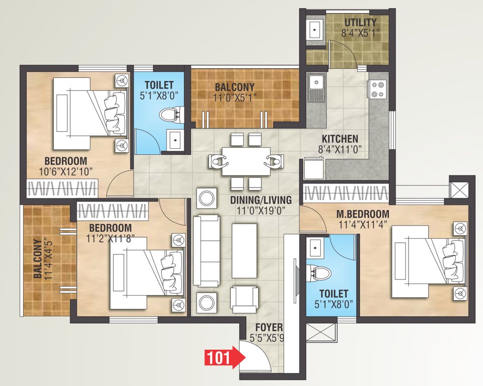  mathrusris sai sanvi grandeur Floor Plan Floor Plan