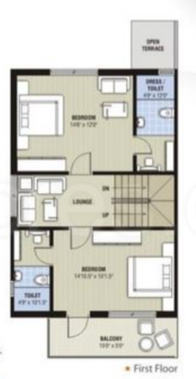  sparsh villa Floor Plan First Floor Plan