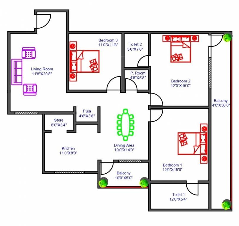 Floor Plan atulyam phase 1 Floor Plan Floor Plan