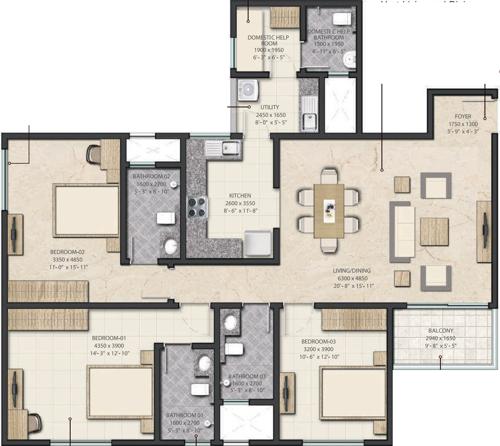  royal-pavilion-phase-7-wing-12-13-and-14 Floor Plan Floor Plan