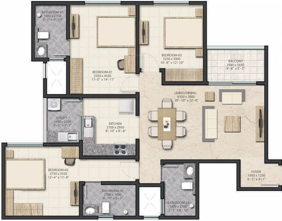 Floor Plan royal pavilion phase 7 wing 12 13 and 14 Floor Plan Floor Plan