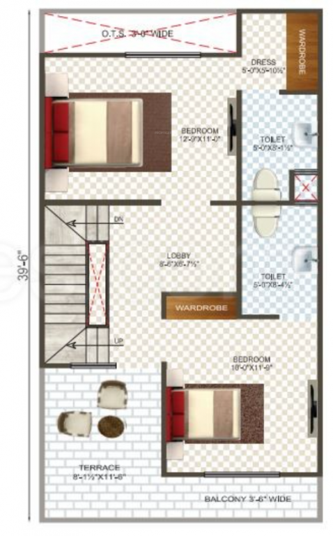  meadows villa Floor Plan First Floor Plan