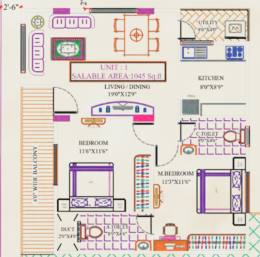  residency Floor Plan Floor Plan