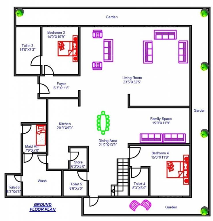 meghdutam Floor Plan Lower Level Duplex Plan
