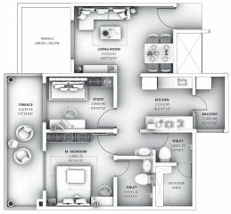  ganga-legend-a2-and-b4 Floor Plan Floor Plan