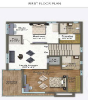  urban greens Floor Plan First Floor Plan