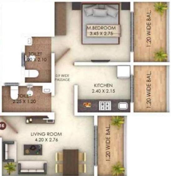  vishwajeet paradise building 1 and building 2 Floor Plan Floor Plan