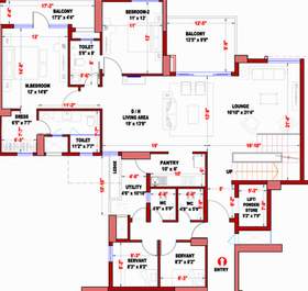  nirvaana Floor Plan Upper Level Duplex Plan