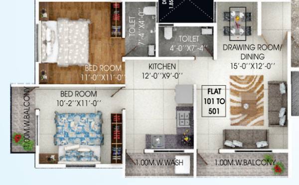  apartment Floor Plan Floor Plan