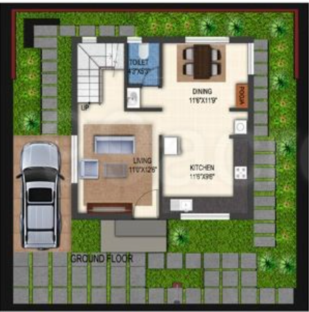  palm springs Floor Plan Lower Ground Floor Plan